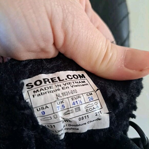 Sorel Trivoli Women's Size 9 Glitter Duck Boots Snow Winter Waterproof - Picture 8 of 10